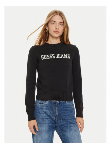 Guess Пуловер W4BR10 Z3HM1 Черен Regular Fit