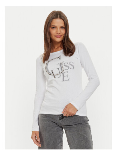 Guess Блуза W4BI29 I3Z14 Бял Regular Fit