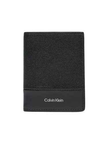 Calvin Klein Голям мъжки портфейл Ck Must Bifold 10cc K50K512679 Черен