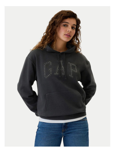 Gap Суитшърт 463506-56 Черен Regular Fit