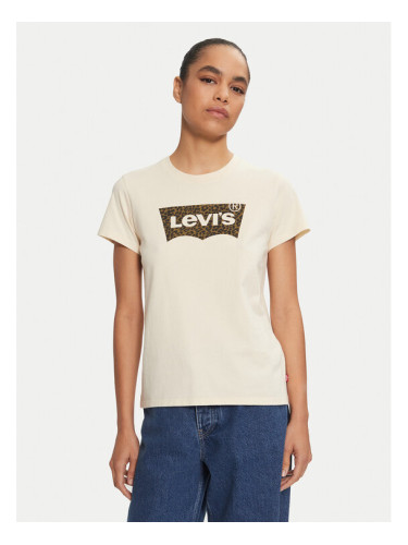 Levi's® Тишърт The Perfect 17369-2781 Екрю Standard Fit