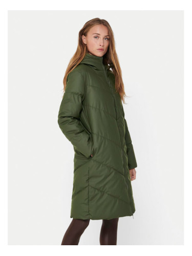JDY Зимно палто 15217556 Зелен Regular Fit