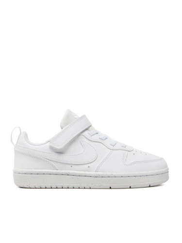 Nike Сникърси Court Borough Low Recraft (Ps) DV5457 106 Бял