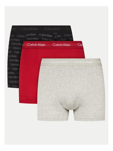 Calvin Klein Underwear Комплект 3 чифта боксерки 000NB3056A Цветен