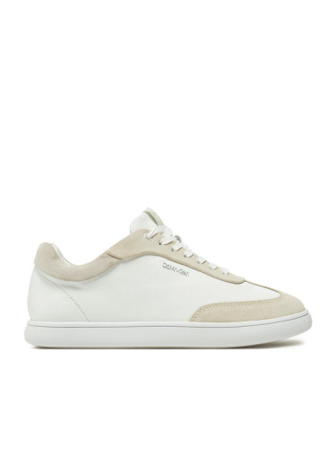 Calvin Klein Сникърси Cupsole Lace Up - Lth Sue Mix HW0HW02435 Бежов