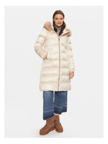 Geox Зимно палто Backsie W4628H T2843 F1723 Бежов Regular Fit