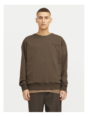 Jack & Jones Суитшърт Mystic 12257735 Каки Relaxed Fit