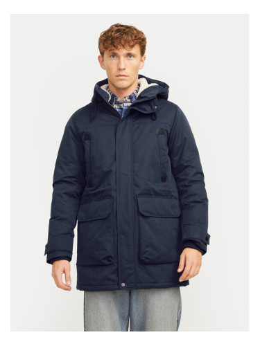 Jack&Jones Зимно яке Polar 12256995 Син Regular Fit