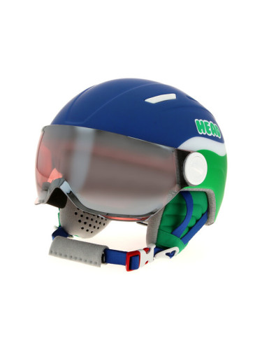 Head Скиорска каска Mojo Visor Blue/Green 328234 Син