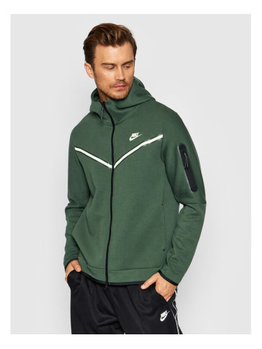 Nike Суитшърт Sportswear Tech CU4489 Зелен Standard Fit