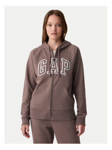 Gap Суитшърт 463503-49 Кафяв Regular Fit