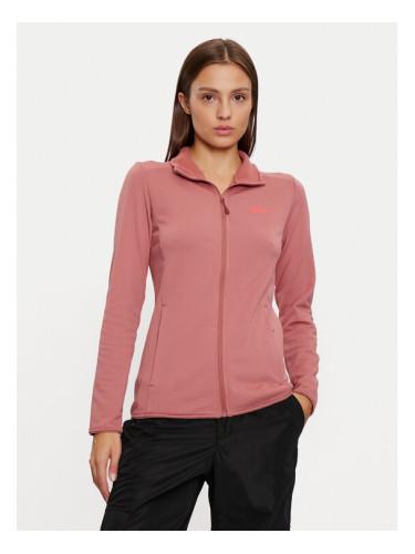 Jack Wolfskin Суитшърт от техническо трико Kolbenberg 1710354 Розов Regular Fit