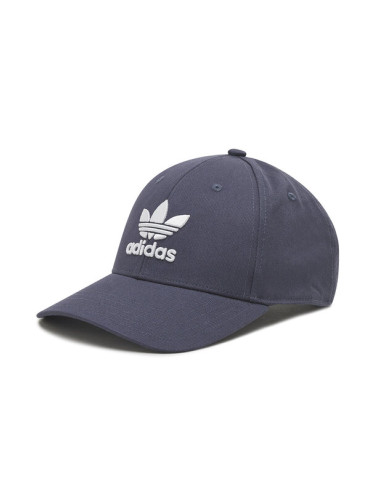 adidas Шапка с козирка Trefoil Baceball Cap HD9698 Тъмносин