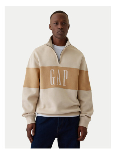 Gap Суитшърт 526848-02 Бежов Oversize