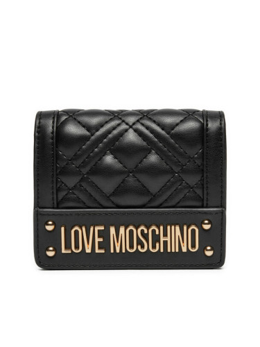 LOVE MOSCHINO Малък дамски портфейл JC5601PP0LLA0000 Черен