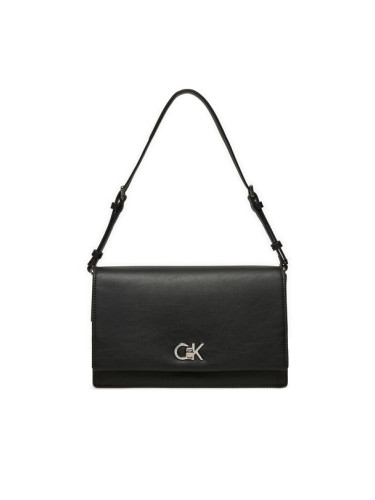 Calvin Klein Дамска чанта Ck Elongated Shoulder Bag K60K612807 Черен