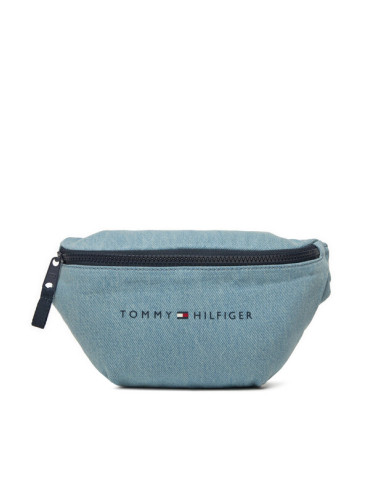 Tommy Hilfiger Чанта за кръст Th Essential Denim Bumbag AU0AU01976 Син