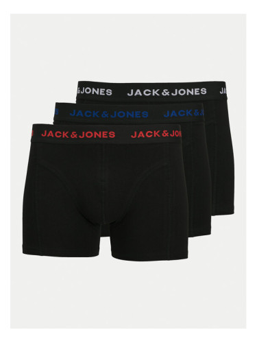 Jack&Jones Комплект 3 чифта боксерки Black Friday 12265404 Черен