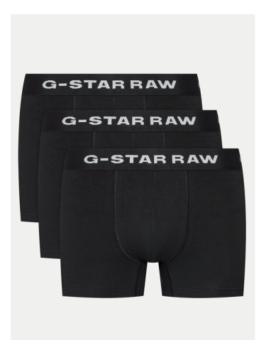 G-Star Raw Комплект 3 чифта боксерки D23771-D516 Черен