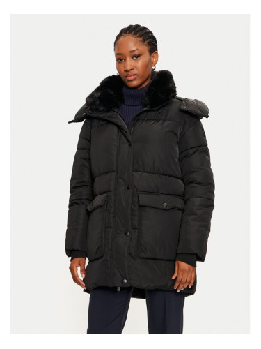 Rinascimento Зимно яке CFC0118343003 Черен Loose Fit