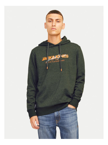 Jack&Jones Суитшърт Alvis 12256848 Зелен Standard Fit