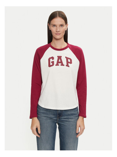 Gap Блуза 534389-00 Червен Relaxed Fit