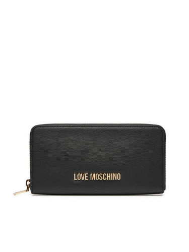 LOVE MOSCHINO Голям дамски портфейл JC5700PP0LLD0000 Черен