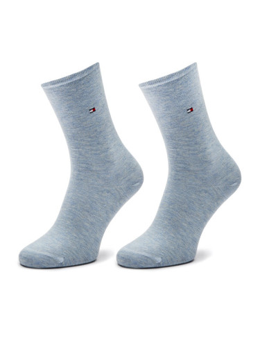 Tommy Hilfiger Дълги чорапи 371221106 Син