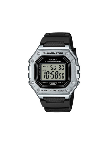 Casio Часовник Digital Chronograph W-218HM-7AVEF Черен