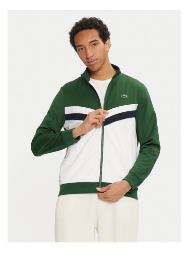 Lacoste Суитшърт SH2646 Зелен Regular Fit