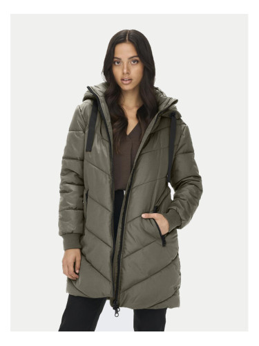JDY Зимно палто Skylar 15207784 Сив Regular Fit
