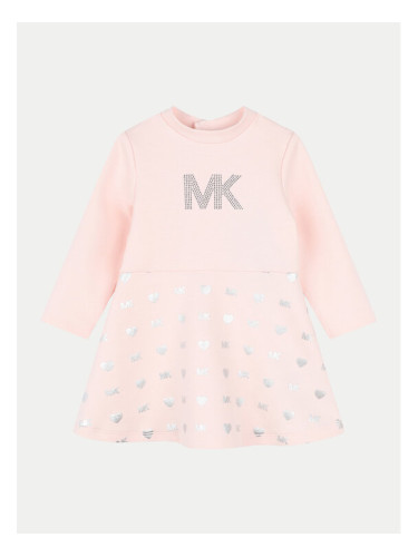 MICHAEL KORS KIDS Ежедневна рокля R30127 Розов Regular Fit