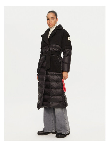 After Label Зимно палто Anversa A00060 Черен Regular Fit