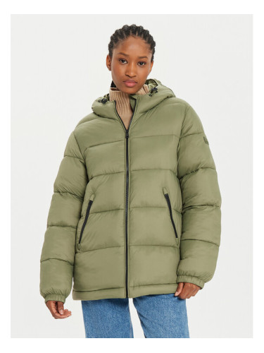 Napapijri Зимно яке A-Box Logo NP0A4HZ2 Зелен Regular Fit