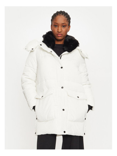 Rinascimento Зимно яке CFC0118343003 Бял Loose Fit