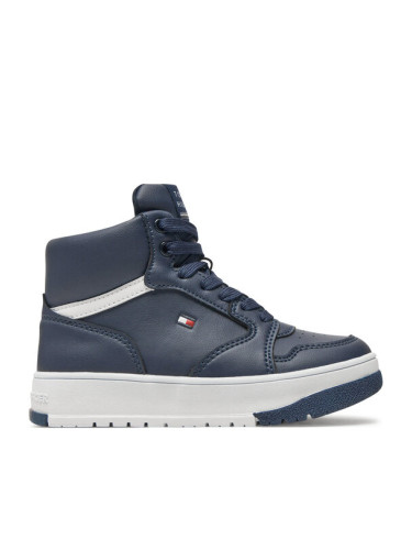 Tommy Hilfiger Сникърси Mid Cutlace-Up Sneaker T3X9-33641-1351 M Тъмносин