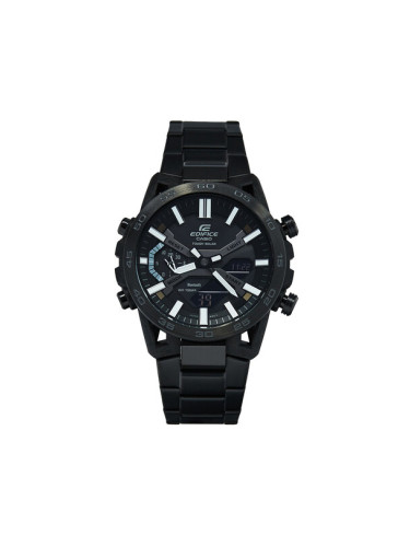 Casio Часовник Ediffice Bluetooth Sospensione Solar ECB-2000DC-1BEF Черен