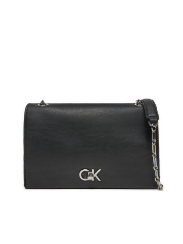 Calvin Klein Дамска чанта Ck Medium Conv Chain Bag K60K612810 Черен