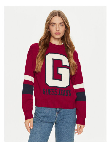 Guess Пуловер W4BR11 Z3HN2 Бял Regular Fit