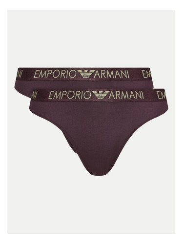 Emporio Armani Underwear Комплект 2 чифта прашки 163333 4F235 05093 Виолетов