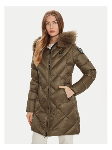 Blauer Зимно палто 24WBLDK03052 Кафяв Regular Fit