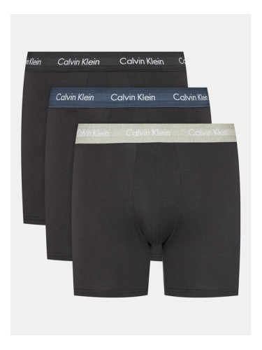 Calvin Klein Underwear Комплект 3 чифта боксерки 000NB1770A Черен