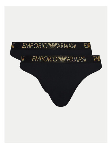 Emporio Armani Underwear Комплект 2 чифта прашки 163333 4F235 00020 Черен