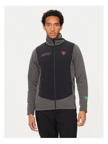 Rossignol Суитшърт от техническо трико Hero Classique RLNML18 Сив Regular Fit