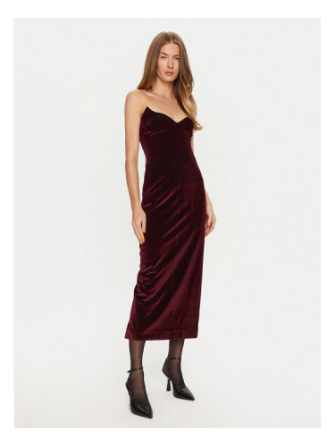 Bardot Коктейлна рокля Camelia 59535DB Бордо Slim Fit