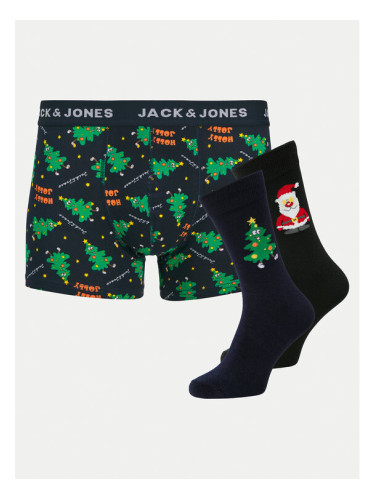 Jack&Jones Комплект бельо Holly Jolly 12266780 Тъмносин