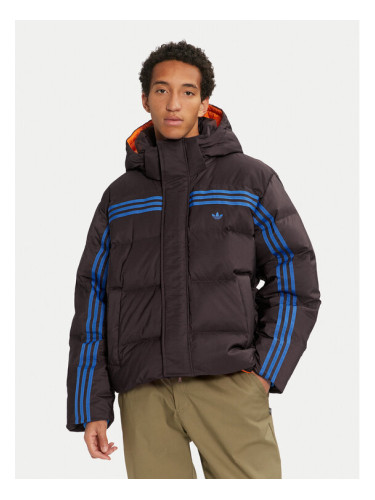 adidas Пухено яке 70's Premium JL9556 Кафяв Regular Fit