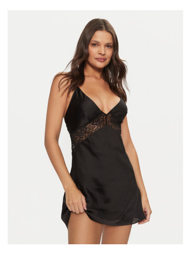 Hunkemöller Нощница Nina 171842 Черен Slim Fit