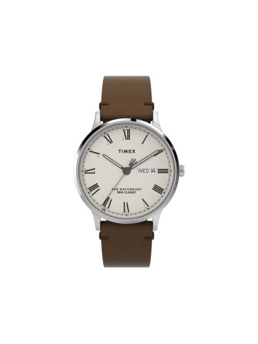 Timex Часовник TW2W50600 Кафяв