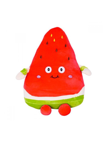 Плюшена възглавничка скуиши Диня, 40 см